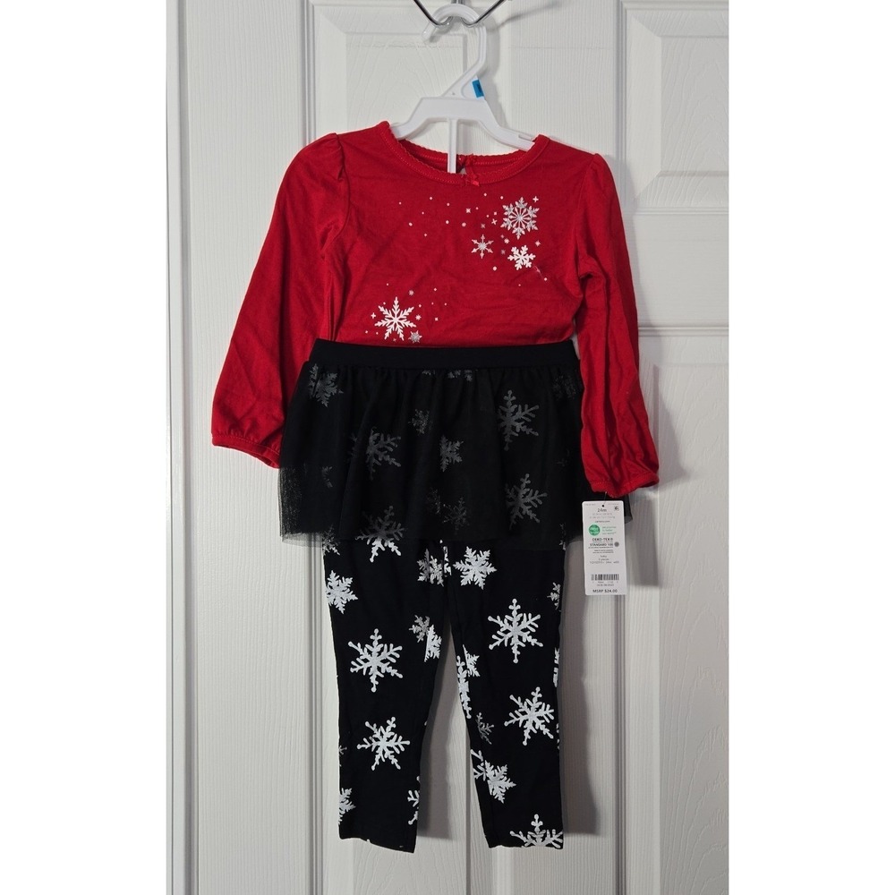 Carter's Christmas 2 Piece Set Size 24 Months NWT